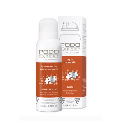 PodoExpert Foam (orange) Dry to cracked skin 125ml